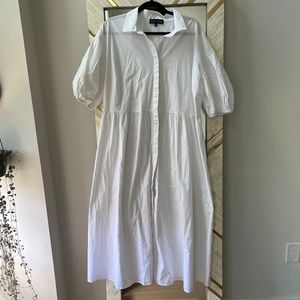 White Shirtdress